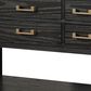 Lexora Home Norwalk 48" Single Bathroom Vanity in Black Oak with White Quartz Top and Rectangular Sink, , large