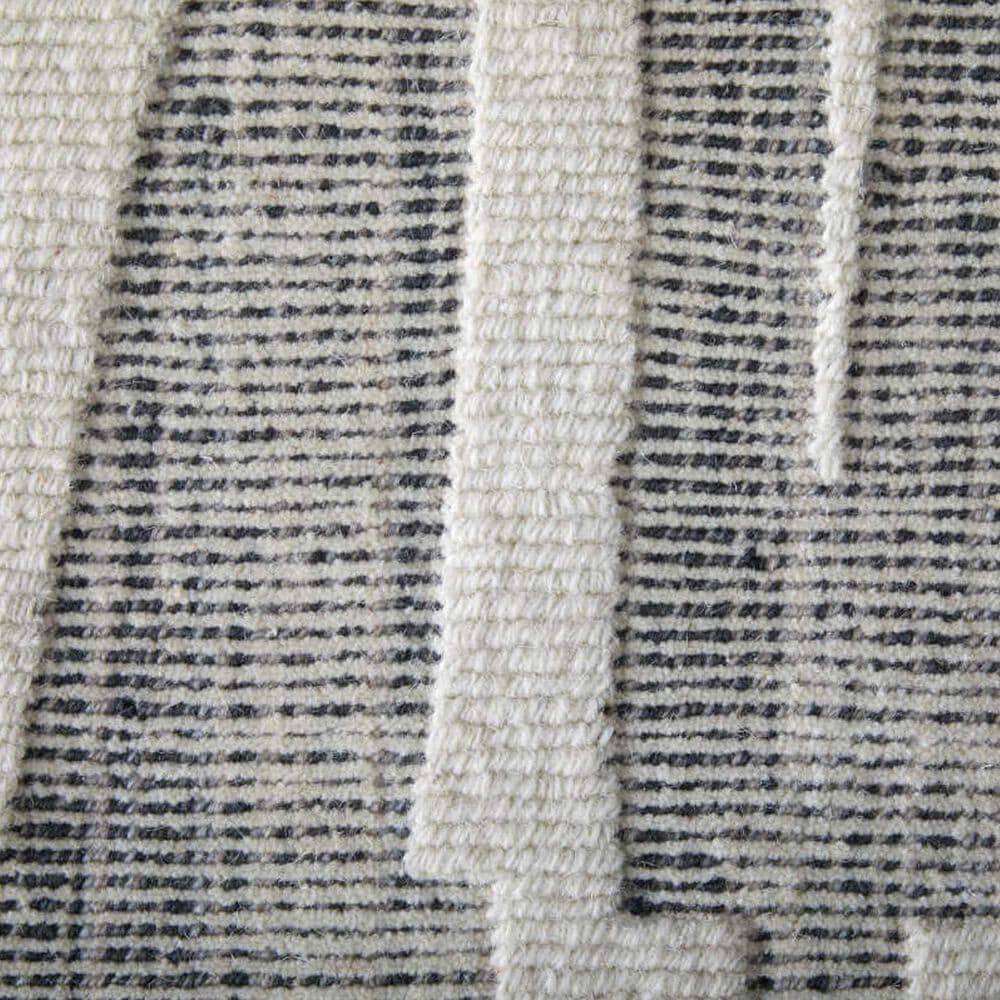Feizy Peconic Ivory and Black 8&#39; x 10&#39; Area Rug, , large