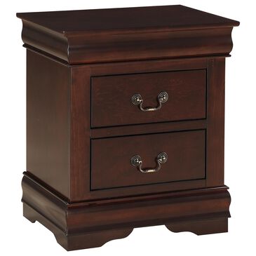 Crown Mark Louis Philip 2 Drawer Nightstand in Cherry, , large