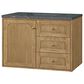 James Martin Vanities Laurent 36" Single Bathroom Vanity in Light Natural Oak with 3 cm Parisien Bleu Quartz Top and Rectangular Sink, , large
