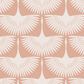 Tempaper Genevieve Gorder Feather Flock Peel & Stick Wallpaper in Sahara Blush, , large