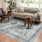 Loloi II Heidi 8"6" x 11"6" Ivory and Ocean Area Rug, , large