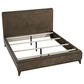 Urban Home Broderick Queen Bed in Wild Oats Brown, , large