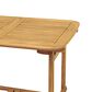 Walker Edison Sundowner Acacia Wood Butterfly Dining Table in Natural, , large