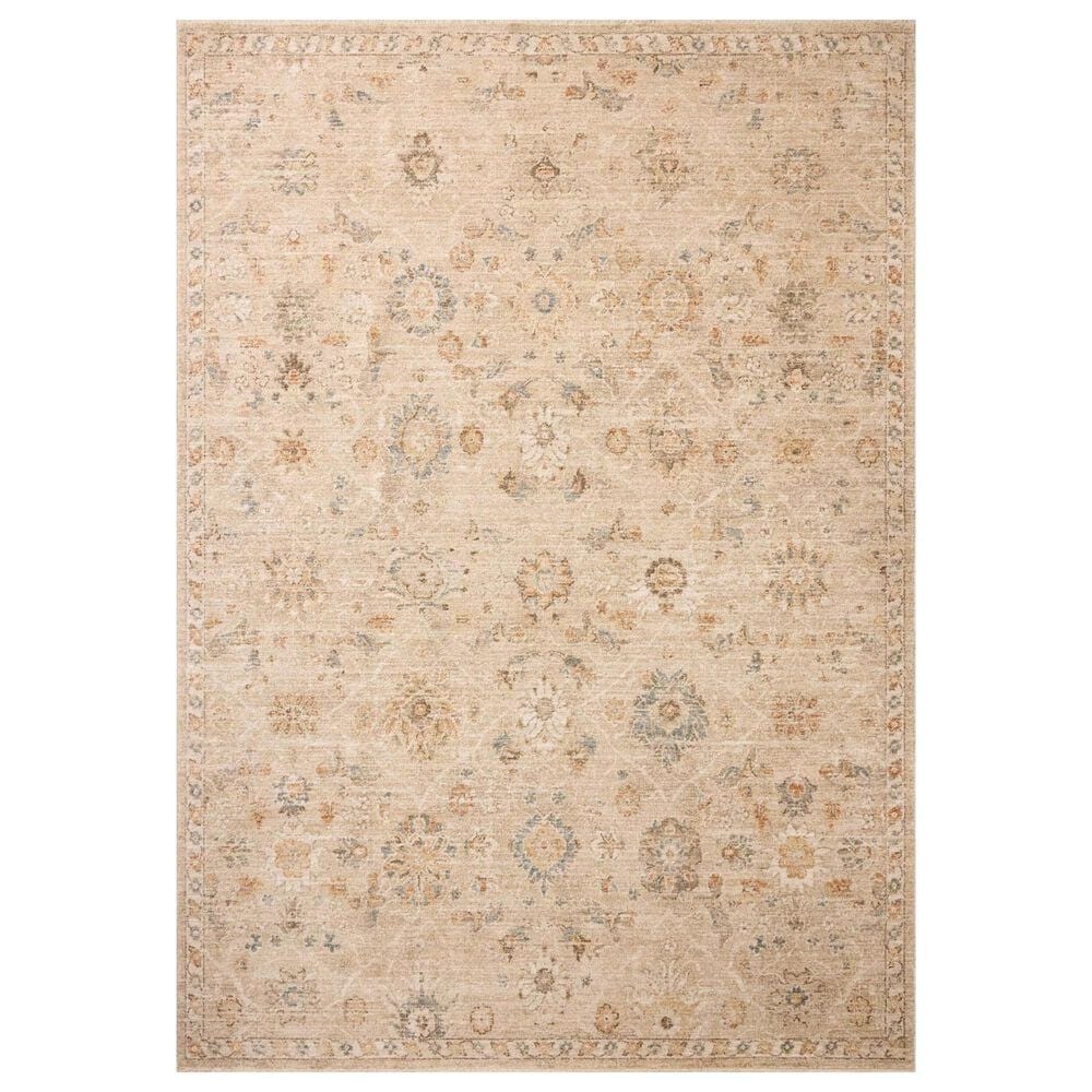 Chris Loves Julia x Loloi Palma Natural and Multicolor 7"10" x 10" Area Rug, , large