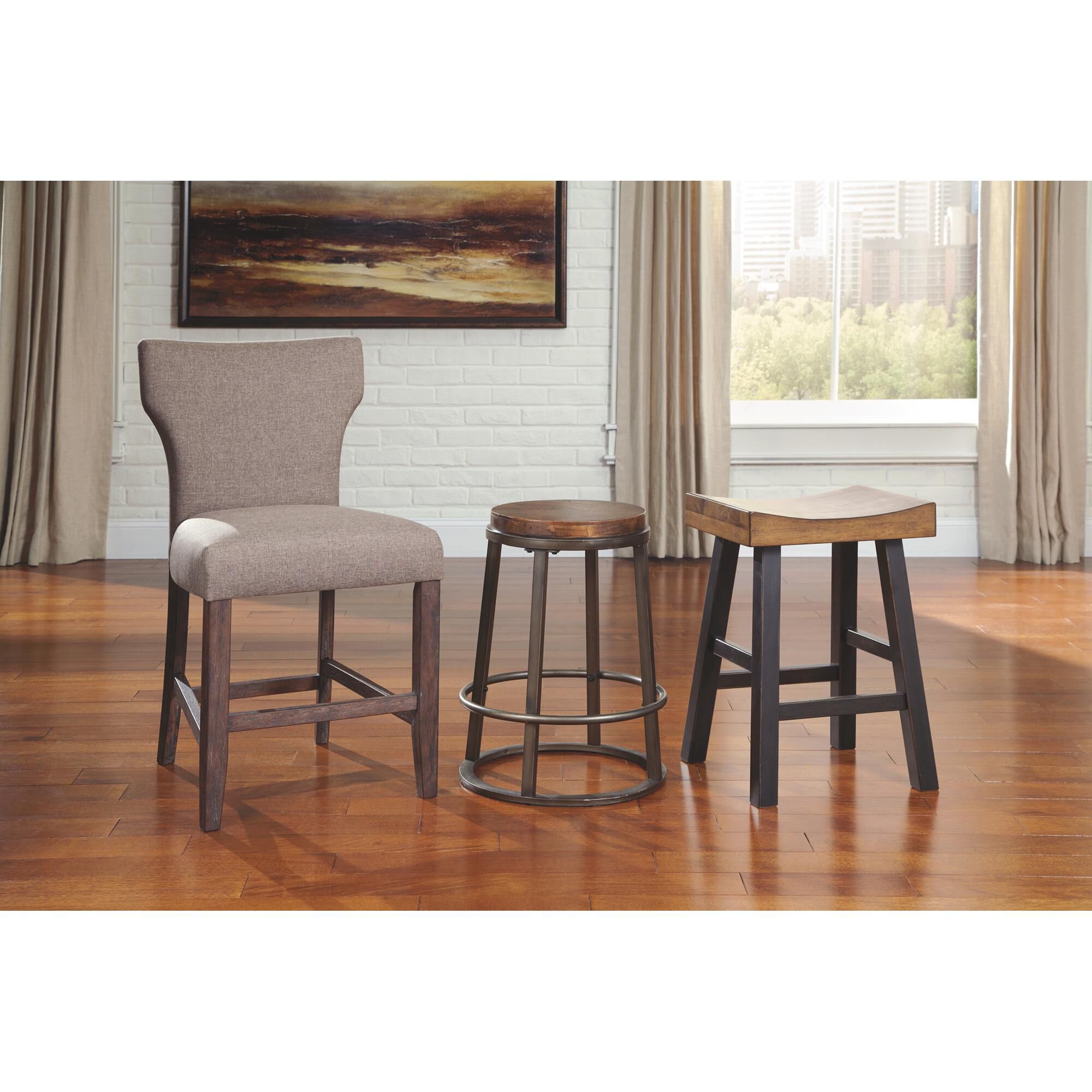 Ashley furniture glosco counter height bar stool sales
