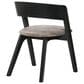 Blue River Venus and Jackie 5-Piece Dining Set with Brown Cushion in Black, , large
