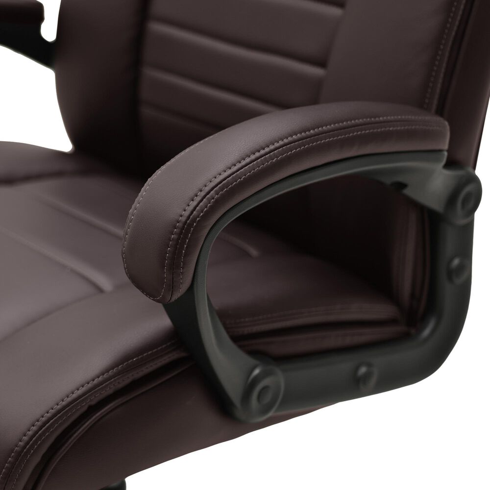 Regency Global Sourcing DuraForce Big and Tall Ergonomic Executive Office Chair in Brown, , large