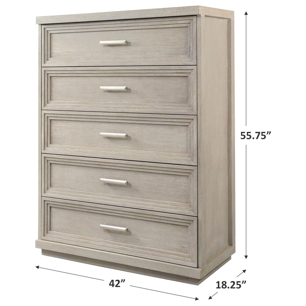 Shannon Hills Cascade 5-Drawer Chest in Dovetail, , large