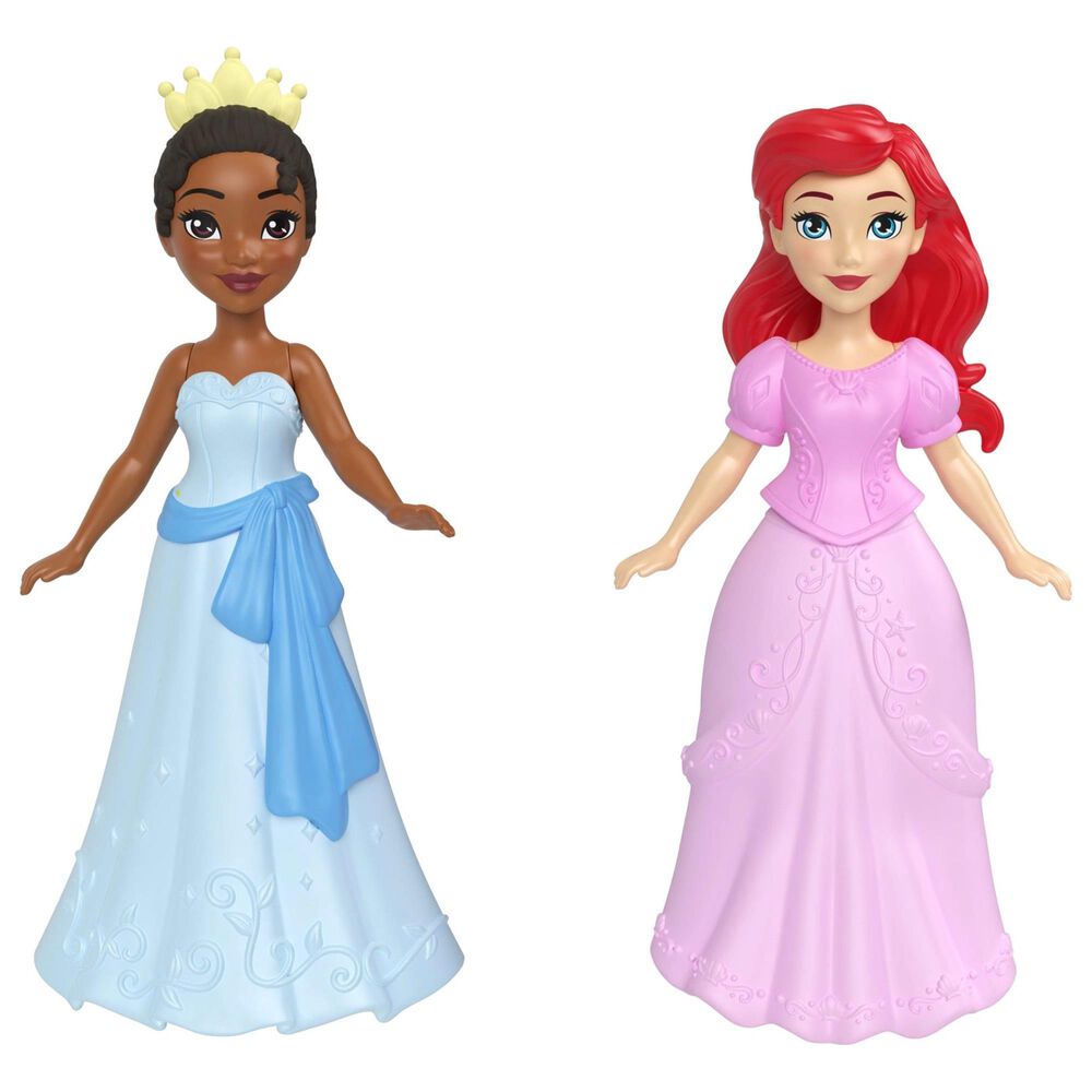 Barbie Princess Royal Wardrobe Set with Ariel and Tiana Small Dolls and Accessories in Multicolor, , large