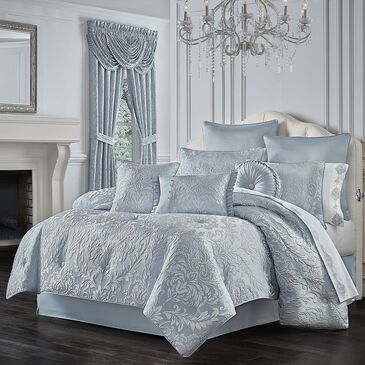 J. Queen New York Malita 4-Piece King Comforter Set in Powder Blue, , large