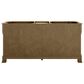 James Martin Vanities Brookfield 72" Double Bathroom Vanity in Honey Oak with 3cm Ethereal Noctis Quartz Top and Rectangular Sinks, , large
