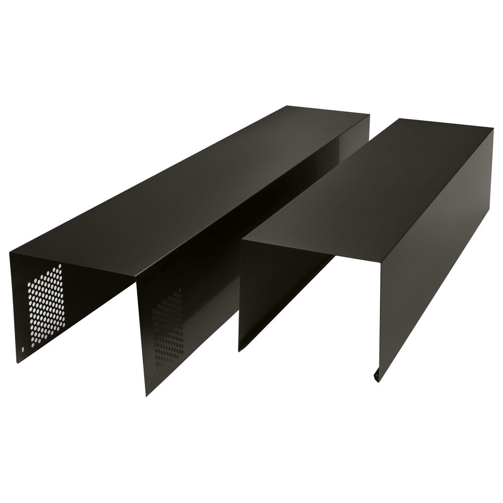 Whirlpool 12" Chimney Duct Cover Extension Kit for Range Hood in Black Stainless Steel, , large