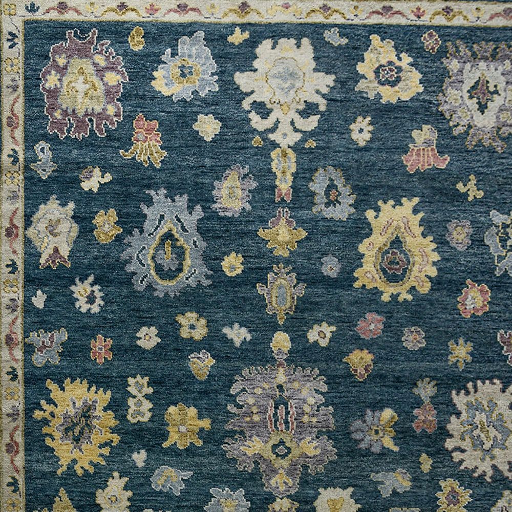 Amer Rugs Jaigarh 9&#39; x 12&#39; Medium Blue Area Rug, , large