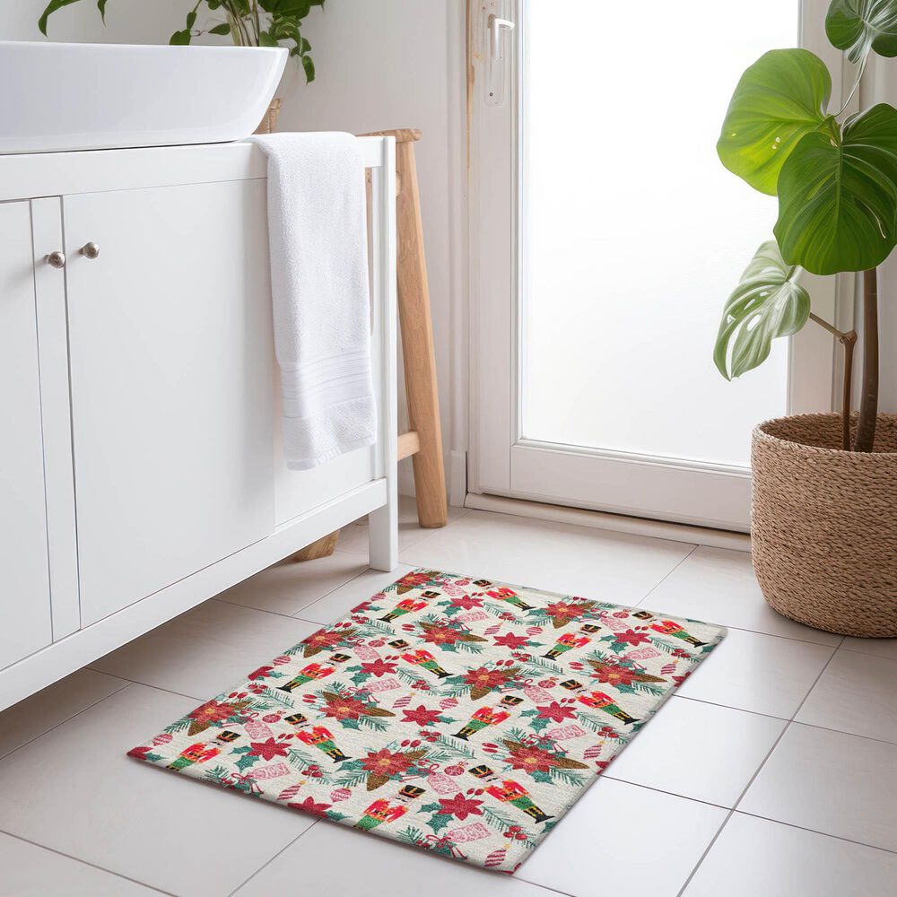 Dalyn Rug Company Wonderland WN30 1&#39;8&quot; x 2&#39;6&quot; Ivory Indoor/Outdoor Area Rug, , large
