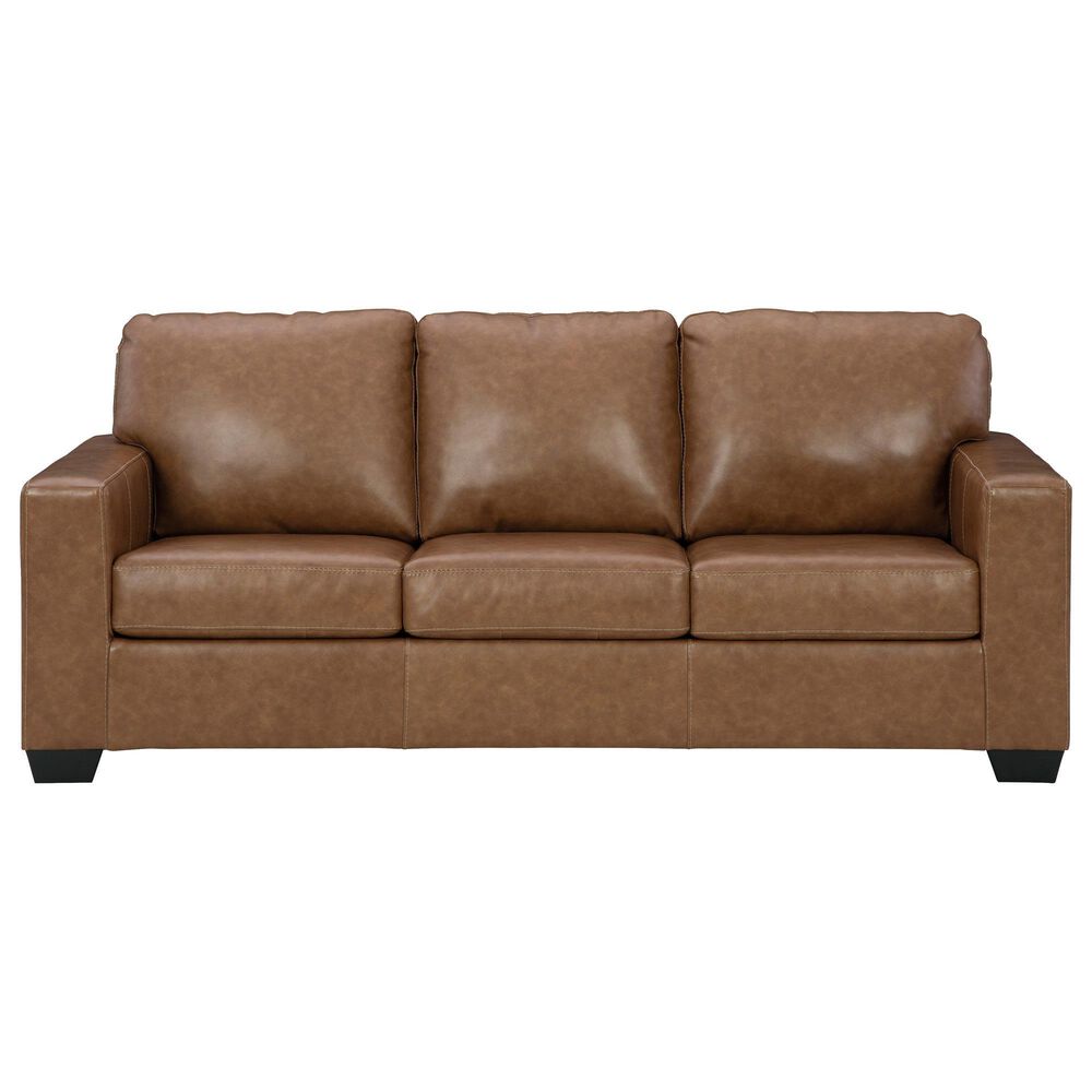 Ashley Bolsena Stationary Sofa and Loveseat Set in Caramel, , large