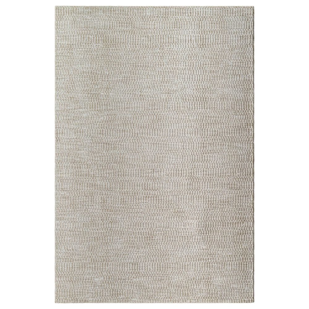 Surya Masterpiece Light Gray and Medium Gray 9" x 12"2" Area Rug, , large