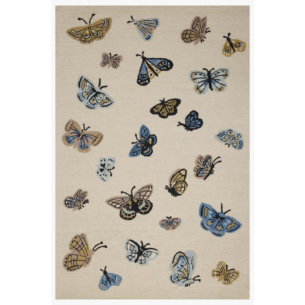 Rifle Paper Co. x Loloi Highgrove Animal Print Cream 2"6" x 7"6" Runner, , large