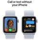 Apple Watch SE GPS + Cellular 40mm Silver Aluminum Case with Blue Cloud Sport Loop, , large