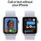 Apple Watch SE GPS + Cellular 40mm Silver Aluminum Case with Blue Cloud Sport Loop, , large