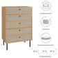 Modway Chaucer 5-Drawer Chest in Oak, , large