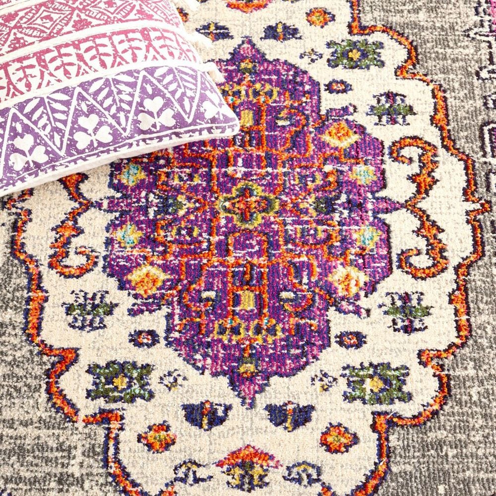 Safavieh Monaco MNC246L-28 2&#39;2&quot; x 8&#39; Violet/Light Blue Runner, , large
