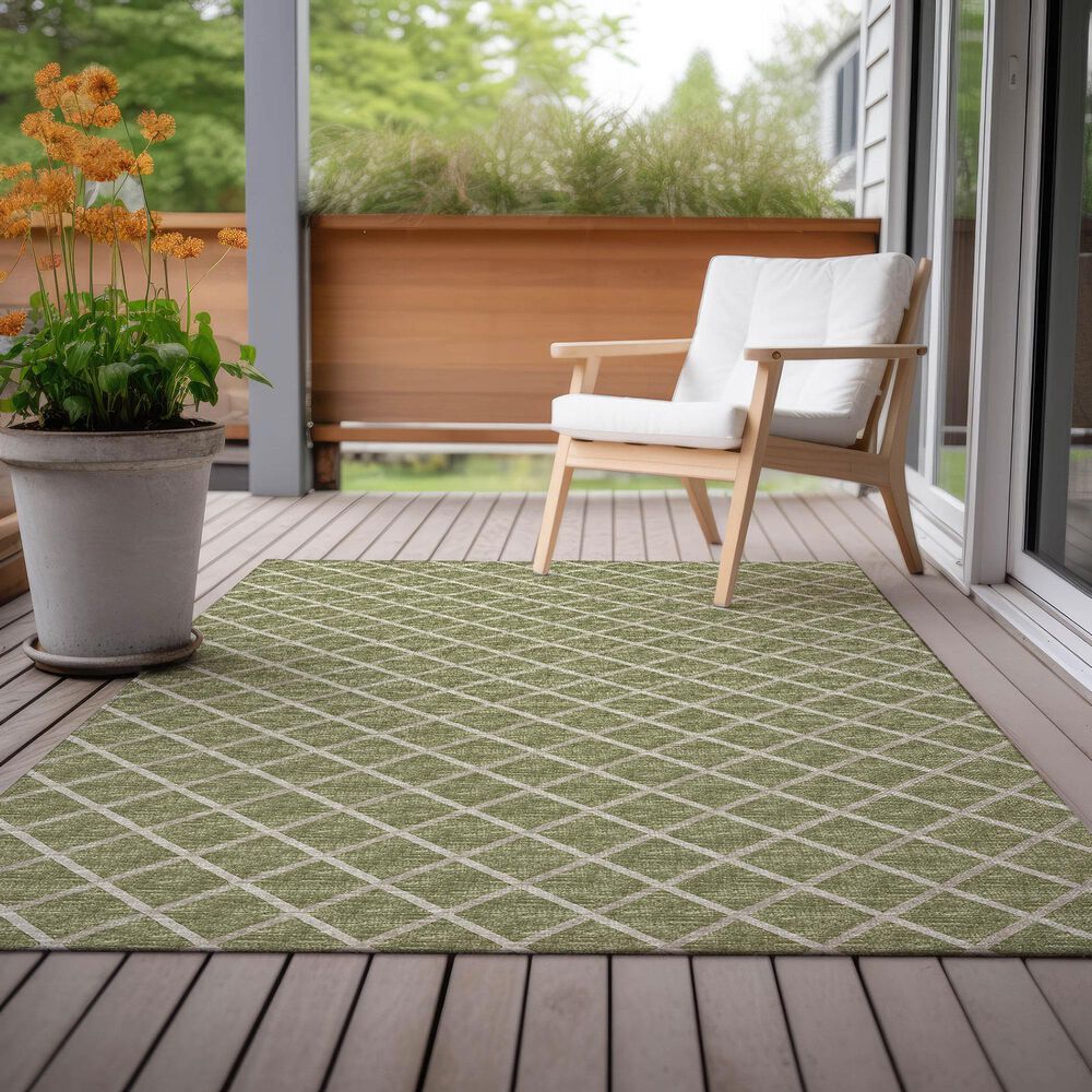 Dalyn Rug Company York 3&#39; x 5&#39; Aloe Indoor/Outdoor Area Rug, , large