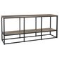 Signature Design by Ashley Wadeworth 65" TV Stand in Weathered Wood and Black, , large