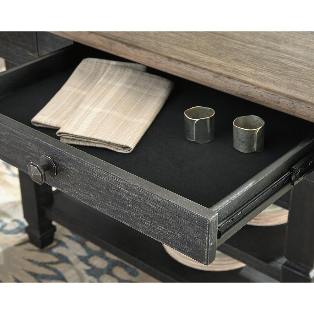 Ashley Tyler Creek Counter Height Table in Textured Black, , large