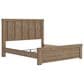 Ashley Oliandon King Panel Bed Dresser Chest and 2 Nightstands in Light Brown, , large