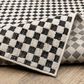 ROW by Oriental Weavers Hunter Black and Ivory 6"7" x 9"6" Area Rug, , large