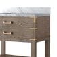 Lexora Home Norwalk 36" Single Bathroom Vanity in Grey Oak with White Carrara Marble Top and Rectangle Sink, , large