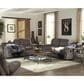 Catnapper Reyes Manual Lay Flat Reclining Console Loveseat in Graphite, , large