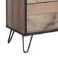 New Heritage Design Elk River 5-Piece Queen Bedroom Set in Rustic Brown and Black, , large