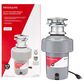 Frigidaire 3/4 Batch Feed Corded Disposal in Stainless Steel and Gray, , large