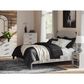 Ashley Shawburn 1-Drawer Nightstand in Light Gray, , large