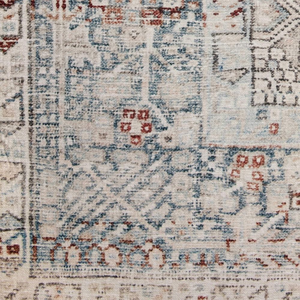 Chris Loves Julia x Loloi Jules 8&#39;6&quot; x 11&#39;6&quot; Natural and Ocean Area Rug, , large