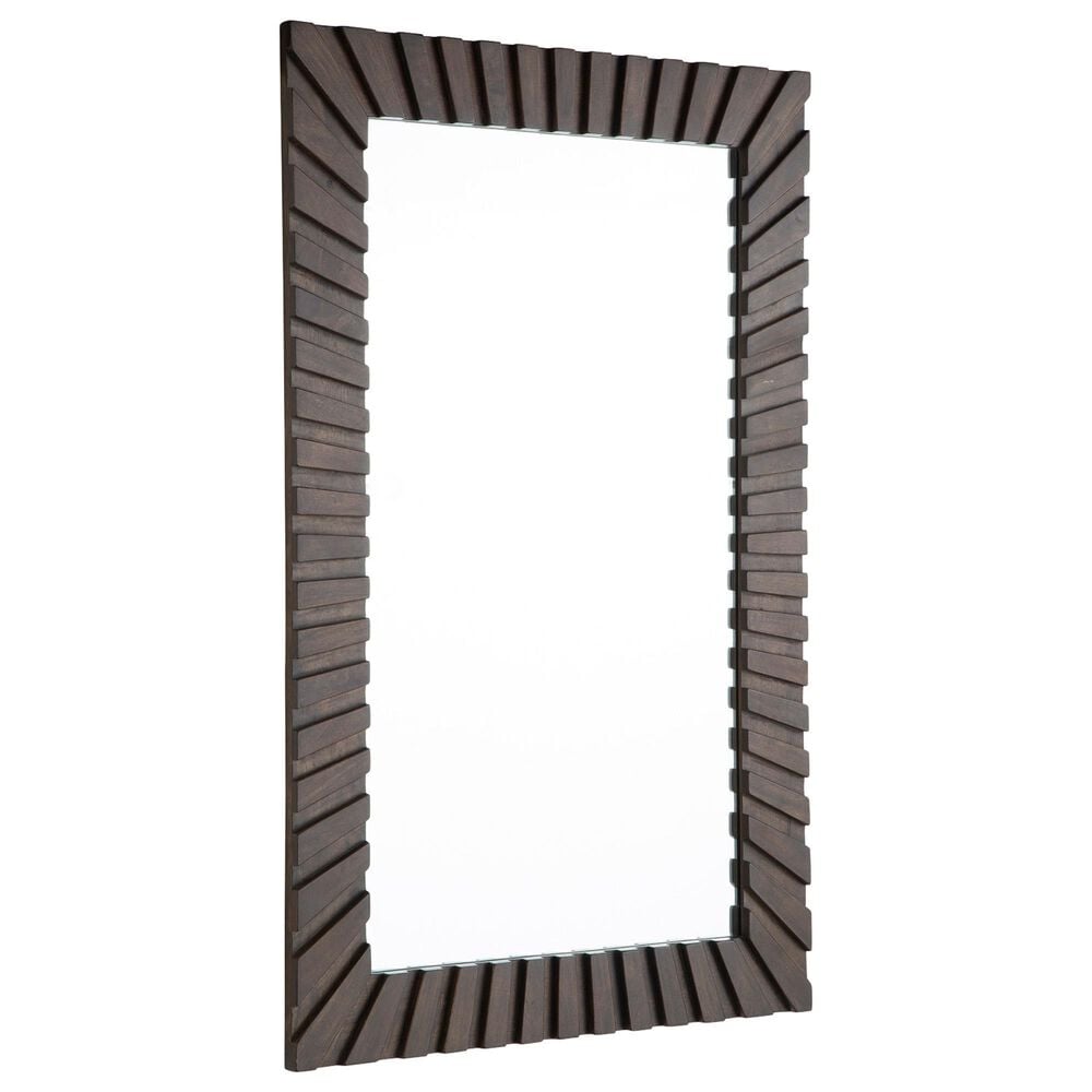 Ashley Advin Accent Mirror in Dark Brown, , large