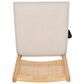 Linon Home Decor Bauer Swivel Office Chair with Cream Cushion in Natural, , large