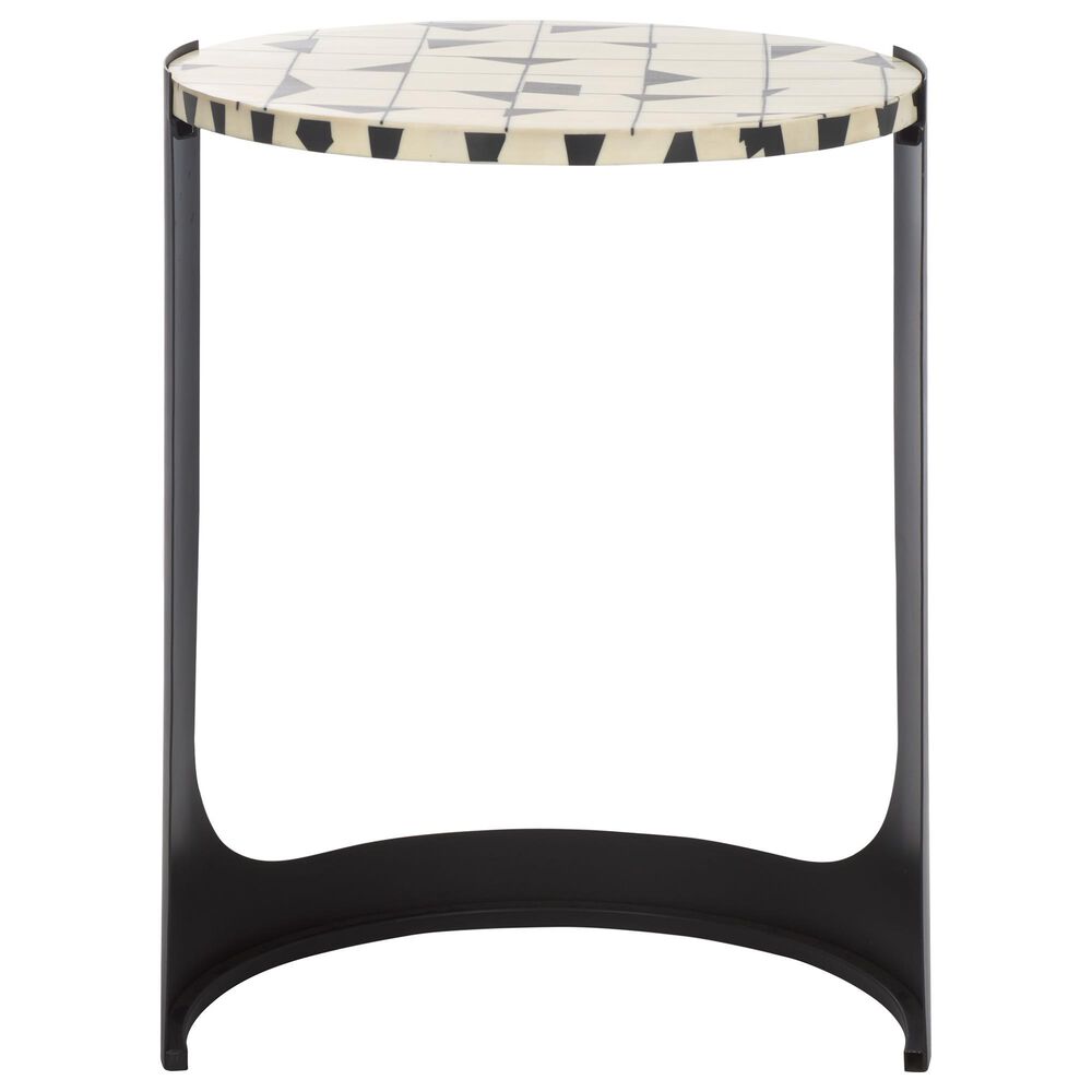 Safavieh Tomlinson Accent Table in Black and White, , large