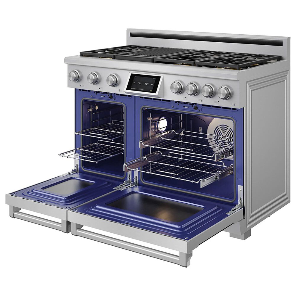 Thor Kitchen X Series 48" Professional Freestanding Dual Fuel Range in Stainless Steel, , large