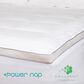 Allied Home Powernap California King Plush Down Alternative Mattress Pad in White, , large