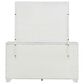 Pulaski Furniture Corp Camila Dresser and Mirror in White and Silver, , large