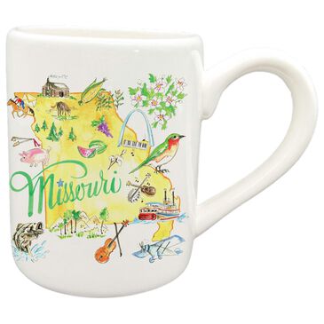 Boston International Missouri State Collection Mug in White, Yellow, Green, Red, Blue, Pink and Brown, , large