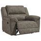 Ashley Laresview Manual Zero Wall Wide Seat Recliner in Fossil, , large