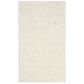 Safavieh Athens Shag SGA119B-3 3" x 5" White Area Rug, , large