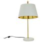Maple and Jade Modern Table Lamp in Gold and White, , large