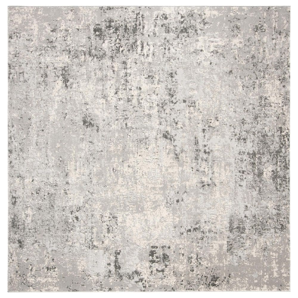 Safavieh Invista INV413G 6"7" Square Grey and Ivory Area Rug, , large