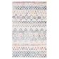 Safavieh Madison MAD798B 4" x 6" Ivory and Navy Area Rug, , large