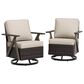 Sunwell Garden 3-Piece Patio Chat Set in Beige, , large